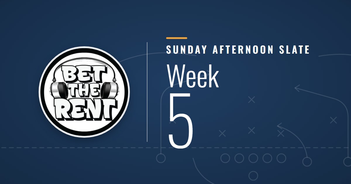 Sunday Afternoon Slate: NFL Week 5, 2026