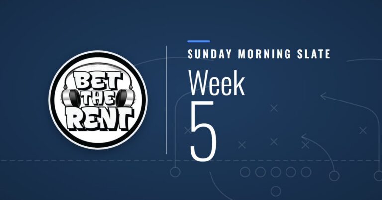 Sunday Morning Slate: NFL Week 5, 2026