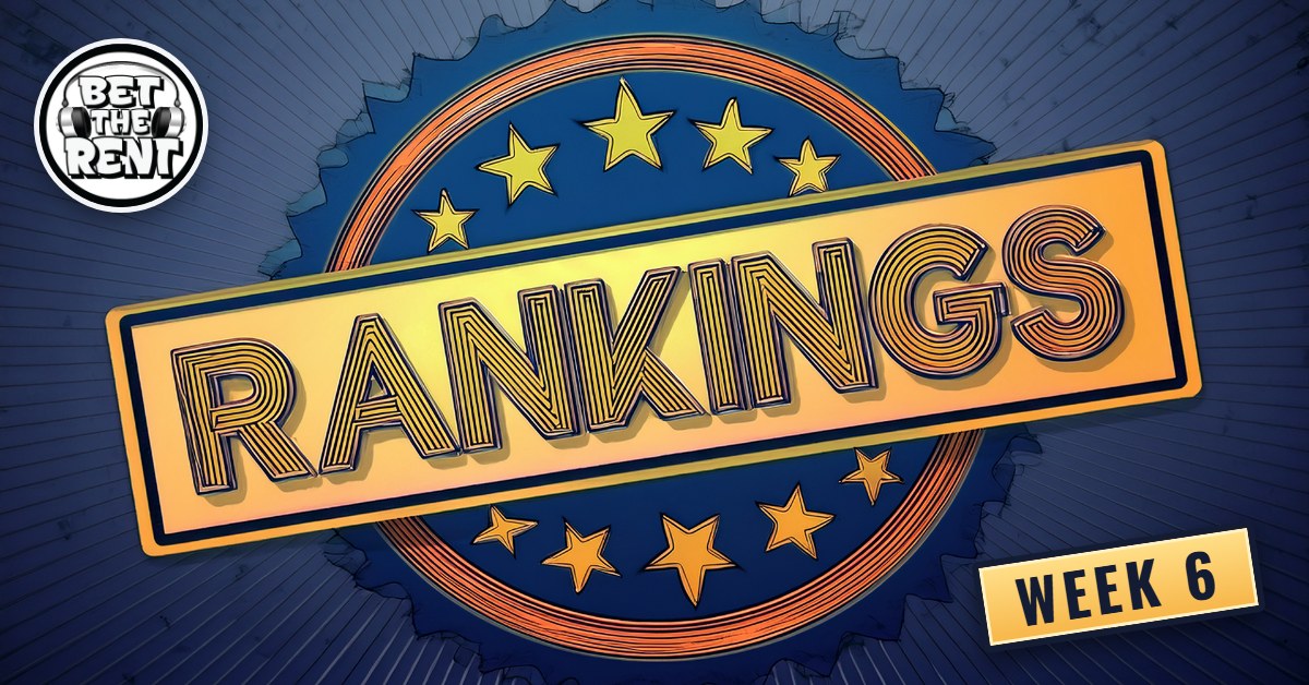 BetTheRent NFL Team Power Rankings — Week 6